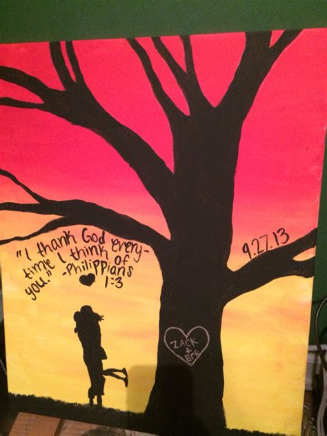 20+ Cute Easy Paintings For Boyfriend