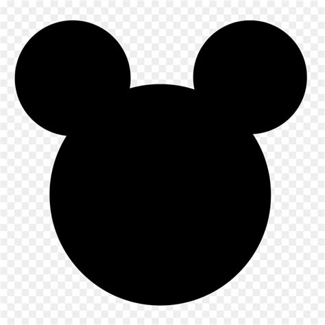 Free Mickey Mouse Ears Silhouette Clip Art, Download Free Mickey Mouse ...