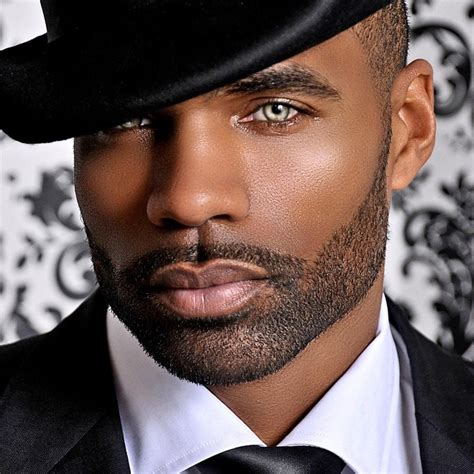 12 black male supermodels with green, blue and hazel eyes – Afroculture.net