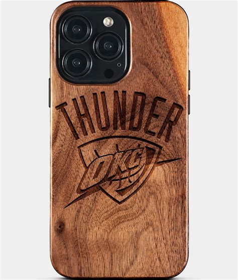 Custom OKC Thunder iPhone 15|15 Pro|15 Pro Max|15 Plus Case - Carved