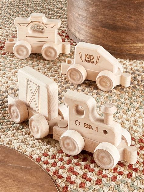 Vermont-Made Hardwood Maple Classic Wooden Toy Train | Wooden toy train, Wooden toys plans ...