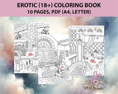 Adult Sex Coloring Book, PDF Pages, Porn and Nude, Erotic Coloring - Etsy