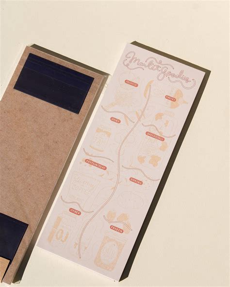 "Market Goodies" List Notepad – More Than Words