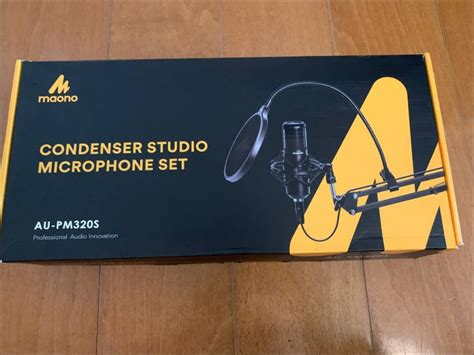Maono AU-PM320S Condenser Studio Microphone Set, Audio, Microphones on ...