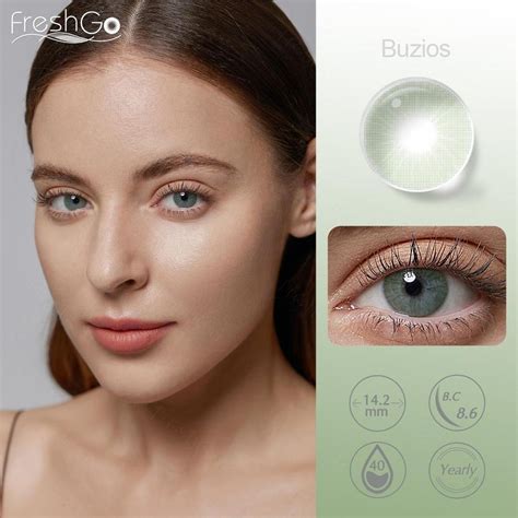 Купить (-0,00~-6,00) Цветные линзы FreshGo с диоптриями, линзы ...