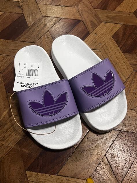 Adidas Slides, Women's Fashion, Footwear, Slippers and slides on Carousell