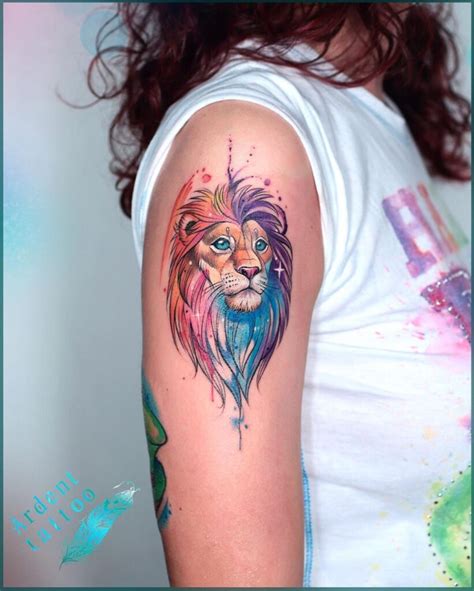 Lion on Forearm Tattoo - tattoogenda.com