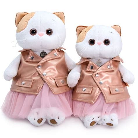 Мягкая игрушка Кошечка Лили в юбке и жилете 27 см, Budi Basa, цена: 1850