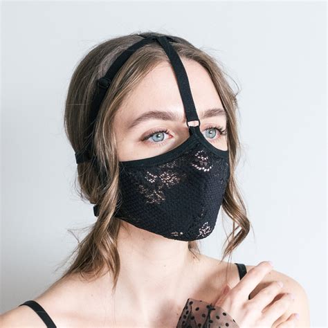 Black Sexy Mask, Lace Face Mask, Sexy Mask, Fetish Face Mask, BDSM Face