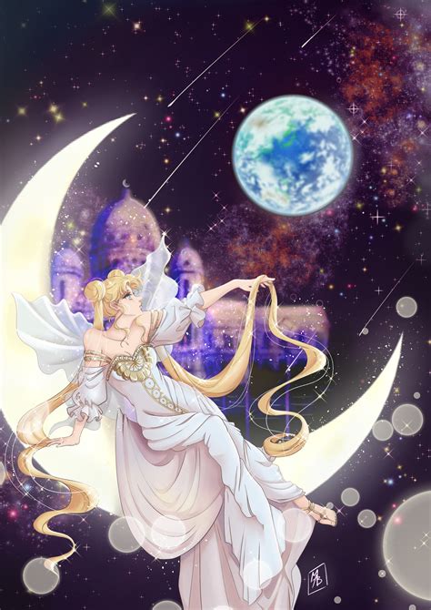 ArtStation - Sailor Moon Princess Serenity