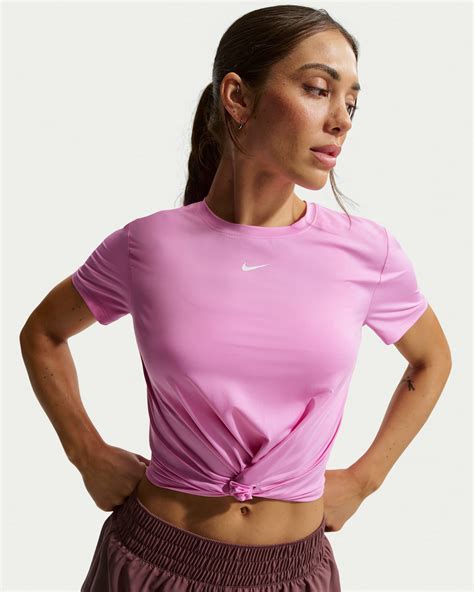 Camisola de manga curta Dri-FIT Nike One Classic Twist para mulher. Nike PT