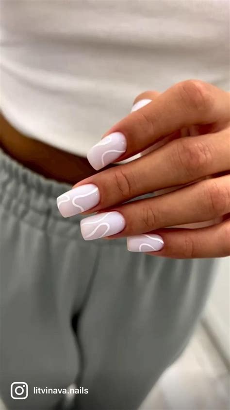 #маникюр #идеиманикюра | Violet nails, Blush nails, Simple nails