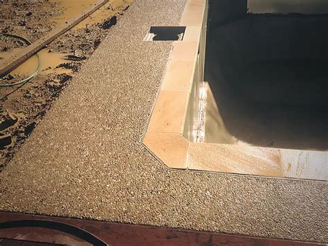pool surrounds exposed aggregate salcrete concreting northwestern