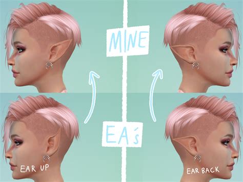 Sims 4 Mods Ears Pointed Ears As Cas Sliders For The - vrogue.co