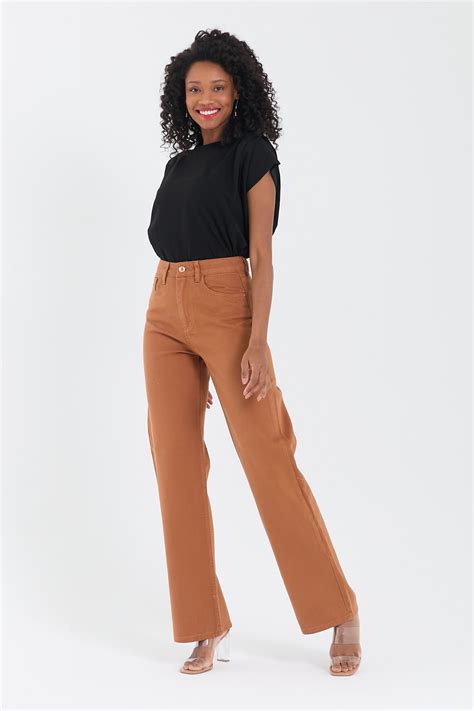 cracpot Kiremit Wide Leg Yüksek Bel Jeans 1119 Fiyatı, Yorumları - Trendyol