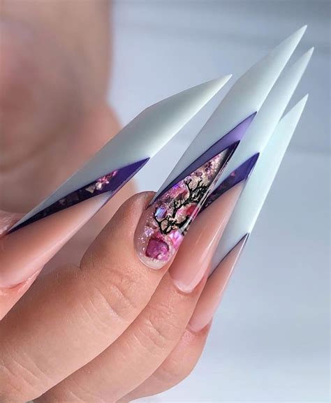 Creative Art Long Nails. Лучшие Идеи Дизайн Креативные формы ногтей ...