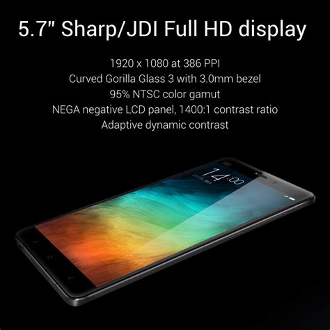 xiaomi mi note mi note pro  spesifikasi high