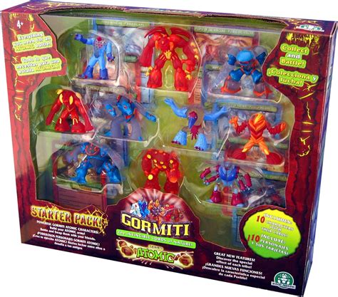 Gormiti Atomic Series - 10 Figure Starter Pack featuring DEEPDOWNFEAR ...