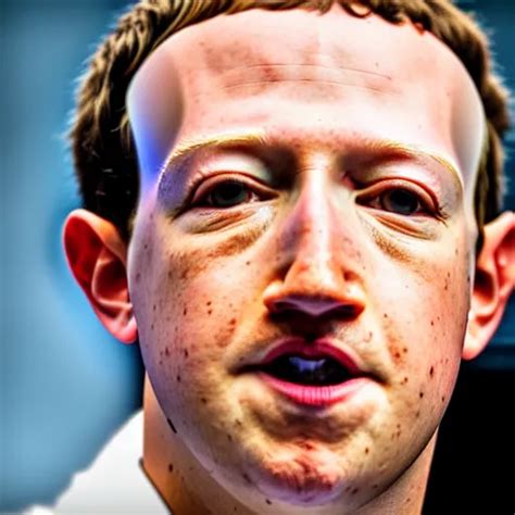 extremely zoomed-in photo of Mark Zuckerberg's sad | Stable Diffusion ...