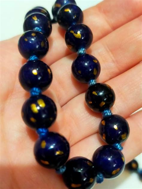 Vintage Murano Glass bead necklace, Women's Fashion, Jewelry ...