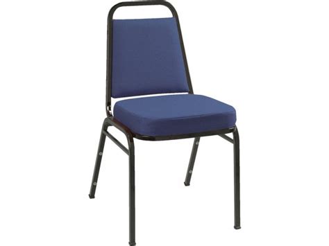 KFI Basic Padded Stacking Chair Fabric, 2” Seat, Stacking Chairs