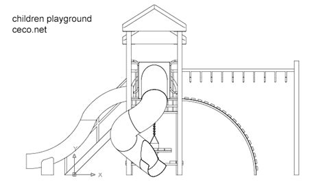 Playground Slide Drawing at PaintingValley.com | Explore collection of ...