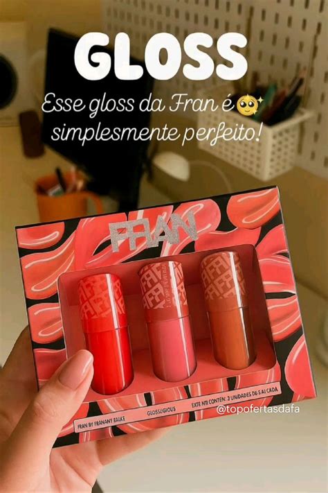 Como Se Escreve Gloss - Gloss Labial Fran | Como aumentar os labios, Gloss labial, Maquiagem ...
