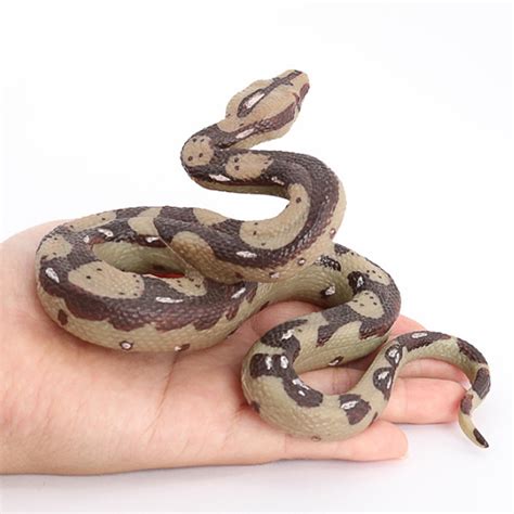 Dianli Prank Toys Realistic Rubber Python Snake Spiral Amphibian