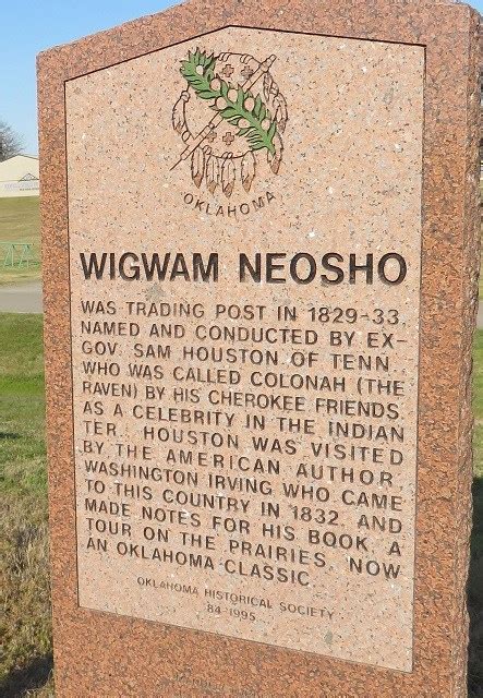 Exploring Oklahoma History | Wagoner | Wigwam Neosho