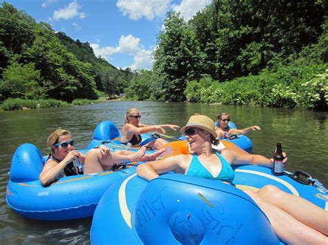 A is for Adventure: Tubing on the New River (North Carolina)