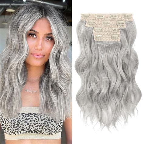 Amazon.com : REECHO Clip in Hair Extensions - 14" Short Beach Wavy