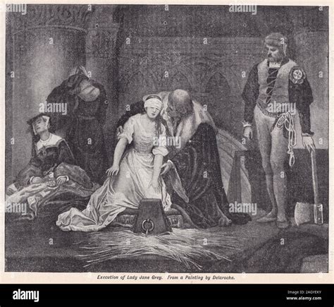 The execution of lady jane grey hi-res stock photography and images - Alamy