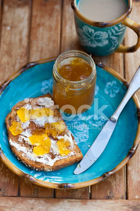 Toast Bread With Butter And Jam. Stock Photo | Royalty-Free | FreeImages