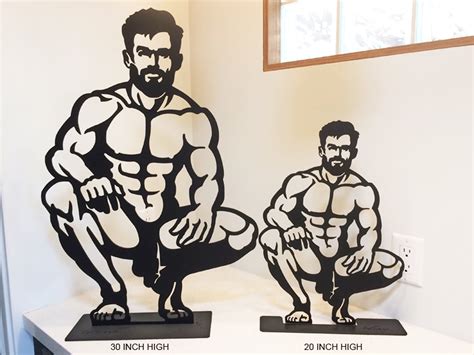 Sizing Him up 30inch Limited Edition Steel Sculpture by Wim Griffith