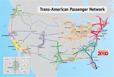 United States Train Map - Printable Map