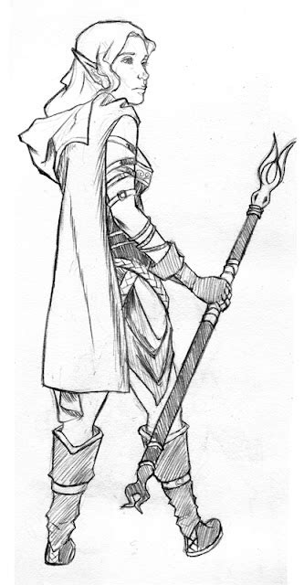 Felipe Gaona Illustration: Elf Sorceress