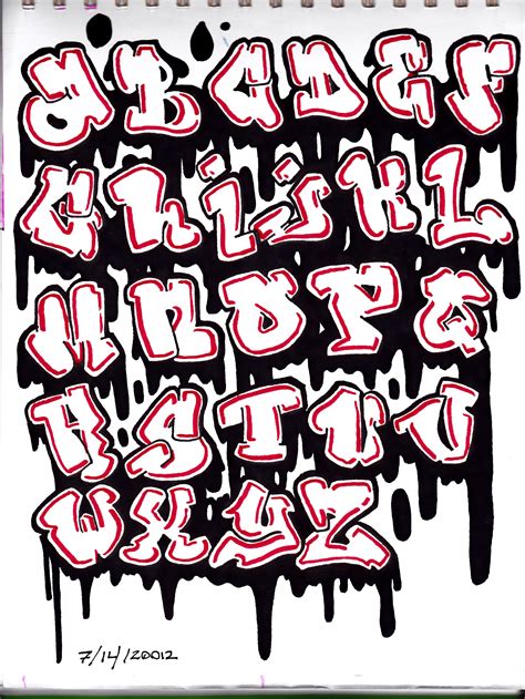 Graffiti Font | Graffiti lettering, Graffiti lettering fonts, Graffiti ...