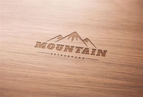 Logo Mockup Wood - PSD | Logo mockups psd, Logo mockup, Mockup psd