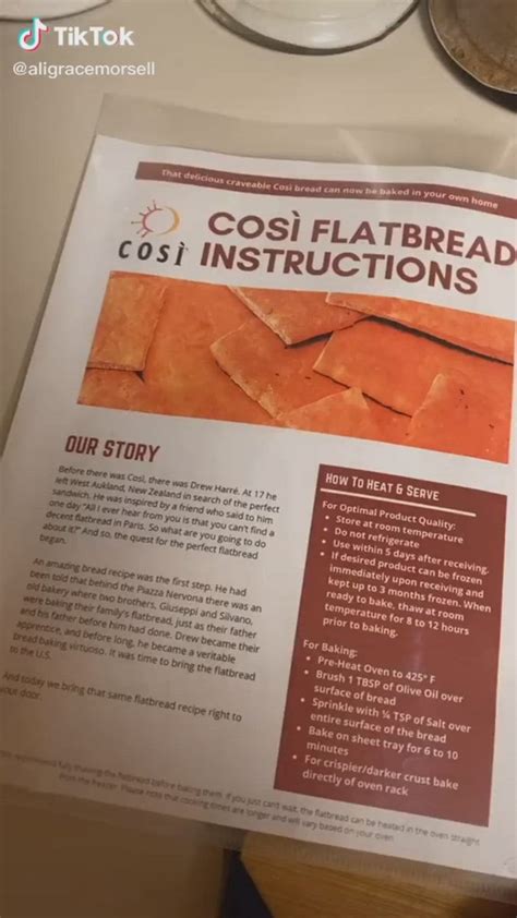 Così Bake at Home Original Flatbread (3 loaves)