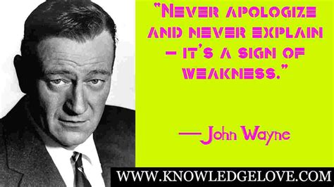 81 Inspirational Quotes by Great John Wayne - Knowledge Love