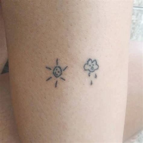 sun  rain tatoo tatuagens