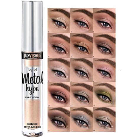 LuxVisage Metal hype shimmer liquid eyeshadows - 14 Shades – DiffLand