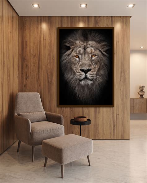 Quadro Decorativo Leão Judá Moderno