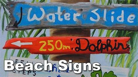 How to Paint Beach Signs