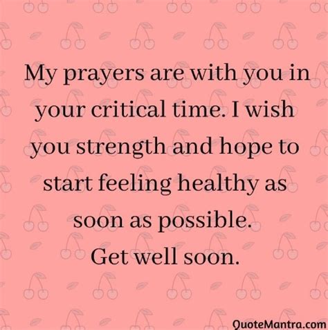 Heartwarming Get Well Soon Messages - QuoteMantra