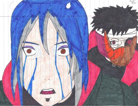 Konan vs Tobi by Vangr2 on DeviantArt