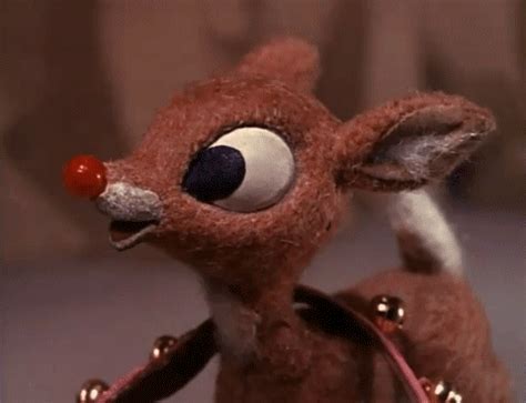 Rudolph GIF - Rupoldh The Red Nosed Reindeer Red Nose Blinking - GIF 탐색 ...