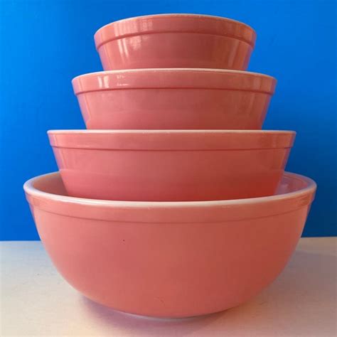 Pink Pyrex Bowls - Etsy