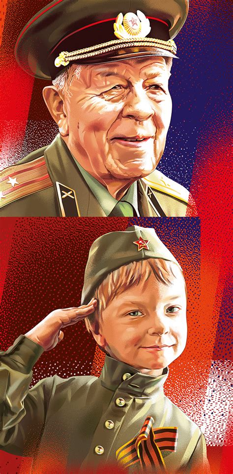 День Победы 9 мая. Образы. Victory Day May 9. Images on Behance