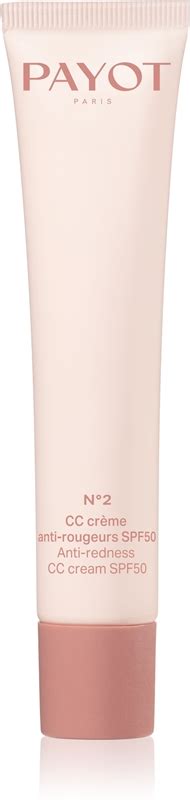 Payot Crème No.2 CC Cream CC krém proti začervenání pleti SPF 50 ...